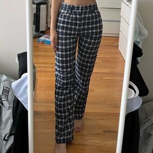 Hollister plaid trousers